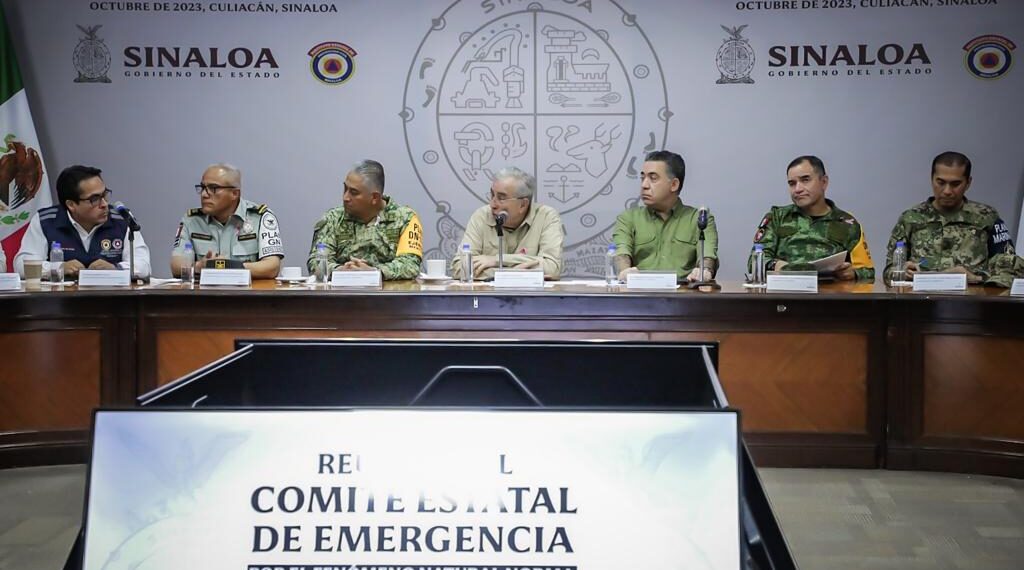 Se reúne el comité Estatal de Emergencia por el fenómeno natural “Norma”