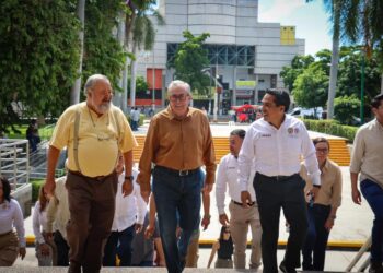 Mejoran el tiempo en simulacro de evacuación de Palacio de Gobierno